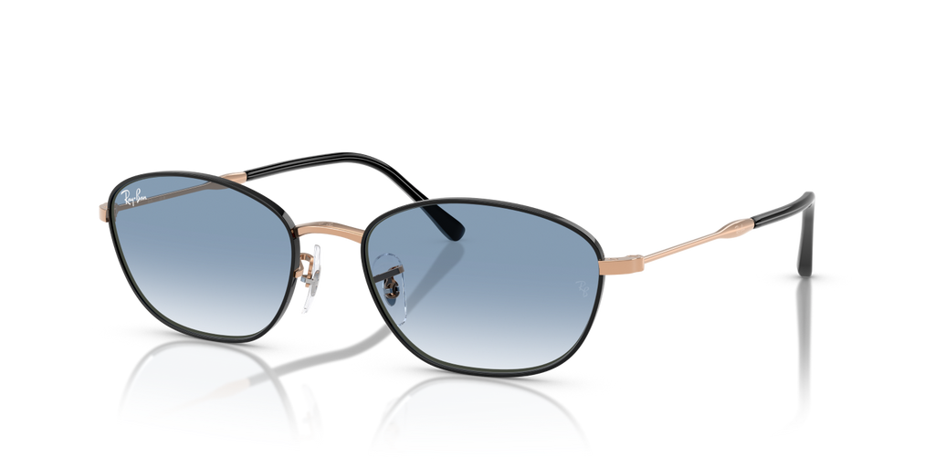 Ray-Ban RB3749 - Black On Rose Gold / Black