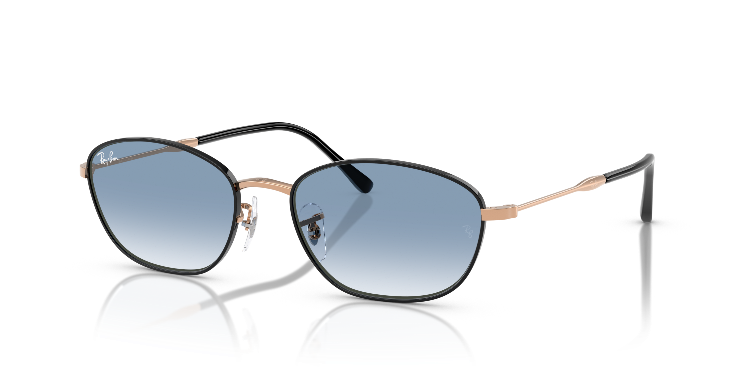 Ray-Ban RB3749 - Black On Rose Gold / Black