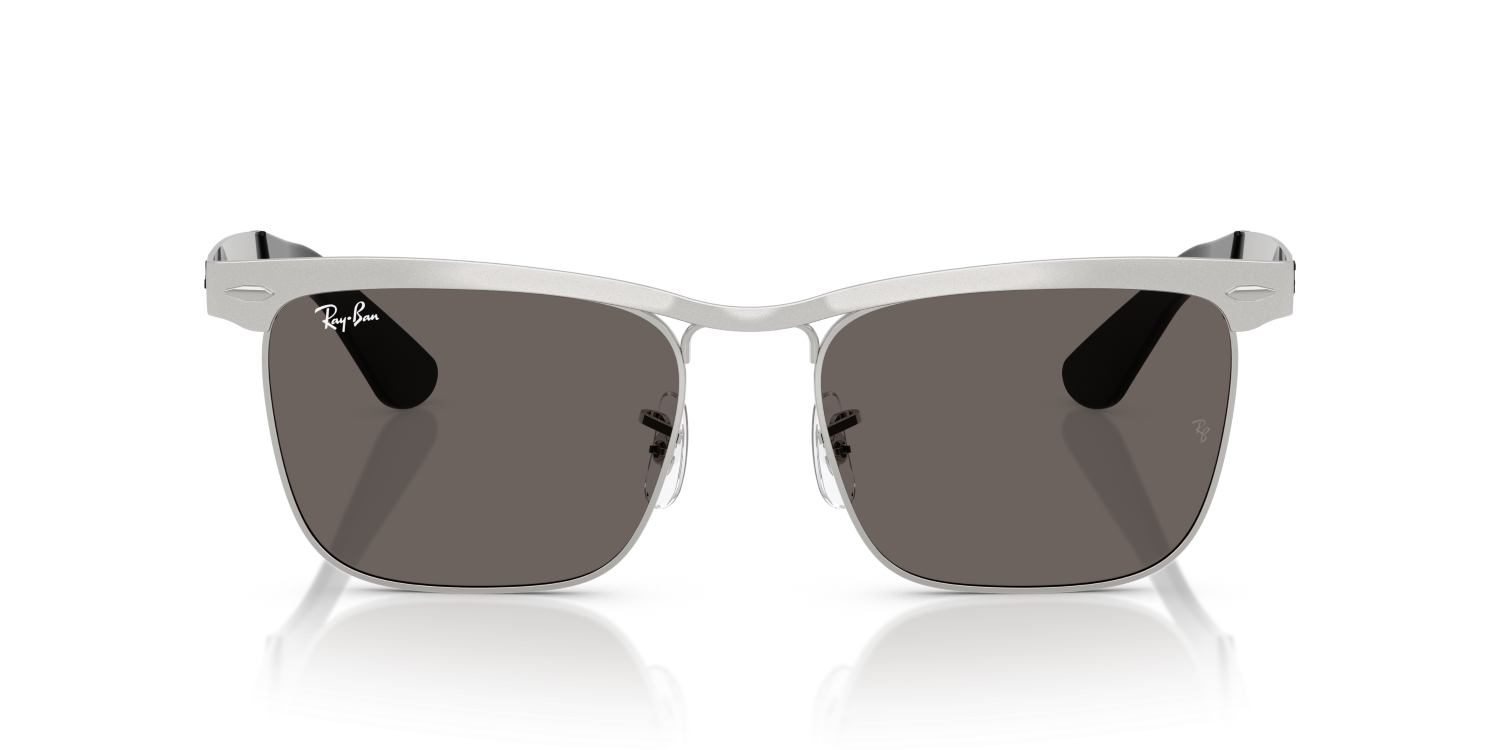 Ray-Ban WAYFARER DELUXE RB3875 - Sandblasted Silver On Silver / Silver