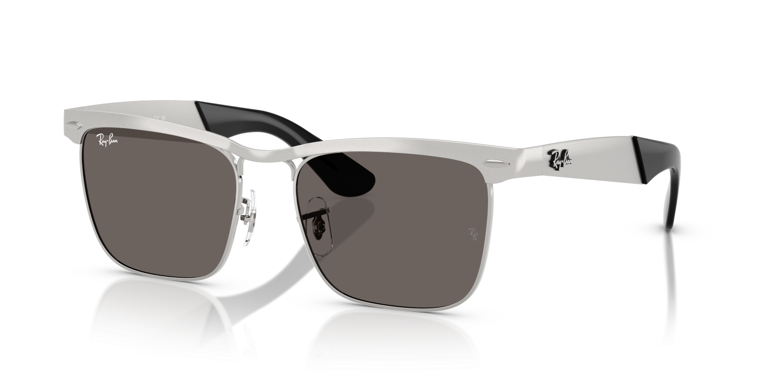 Ray-Ban WAYFARER DELUXE RB3875 - Sandblasted Silver On Silver / Silver