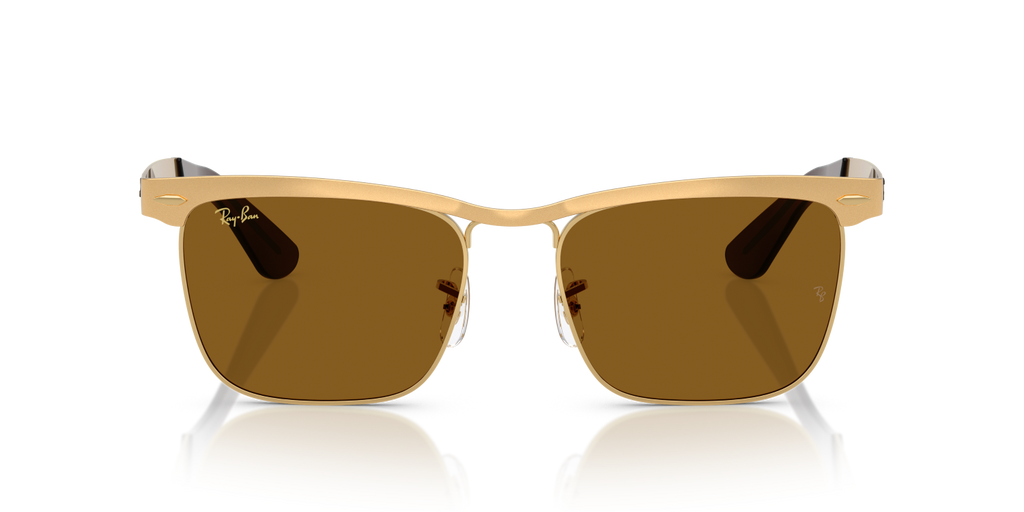 Ray-Ban WAYFARER DELUXE RB3875 - Sandblasted Legend Gold / Gold