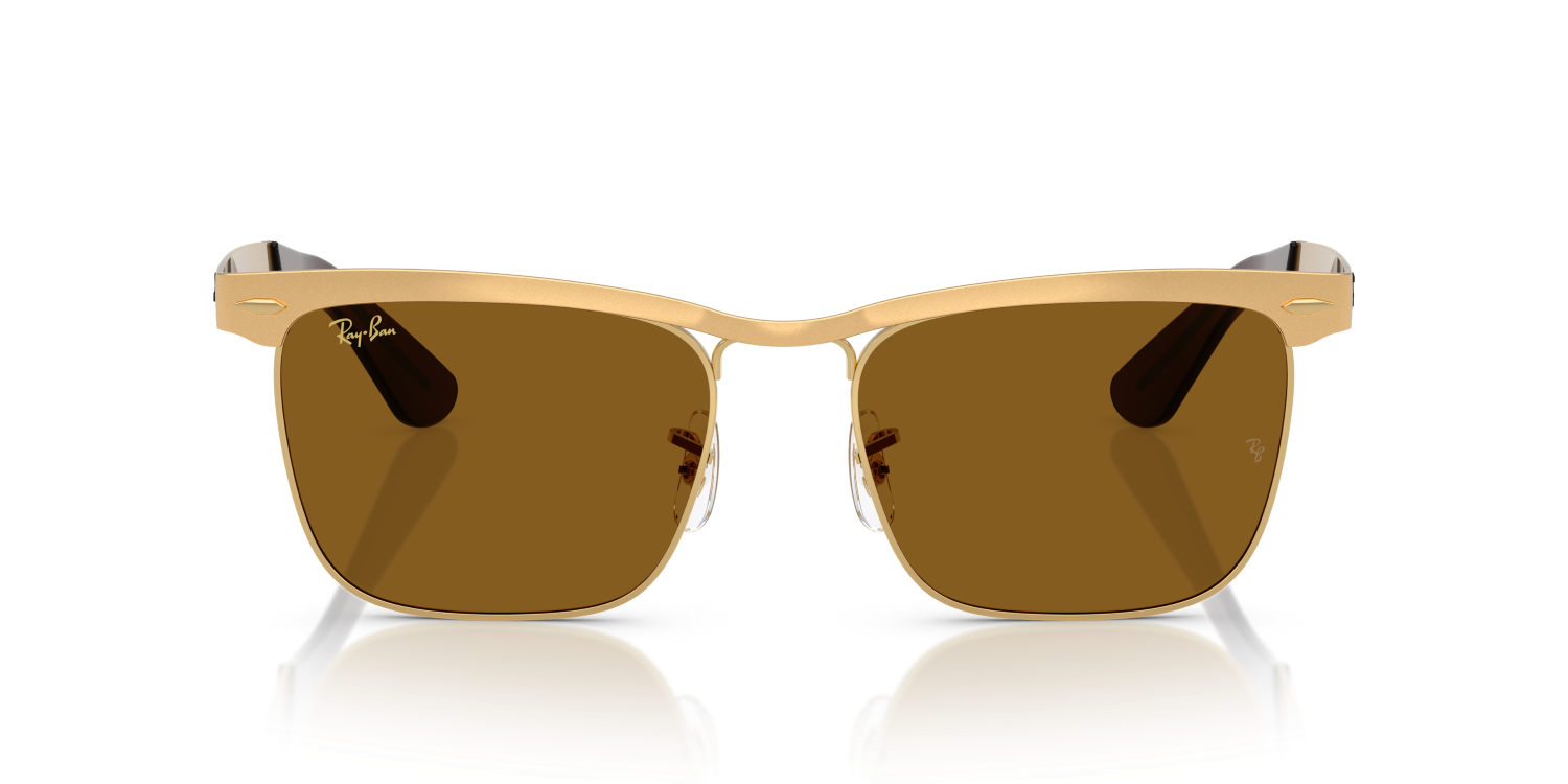 Ray-Ban WAYFARER DELUXE RB3875 - Sandblasted Legend Gold / Gold