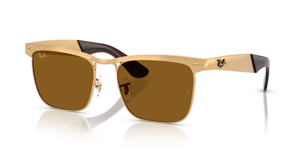 Ray-Ban WAYFARER DELUXE RB3875 - Sandblasted Legend Gold / Gold