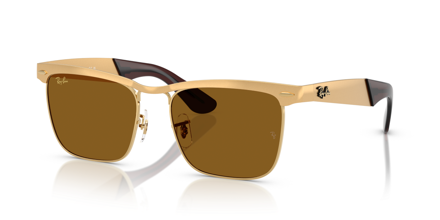 Ray-Ban WAYFARER DELUXE RB3875 - Sandblasted Legend Gold / Gold