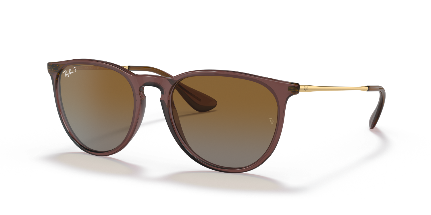 Ray-Ban ERIKA RB4171 - Transparent Dark Brown / Brown