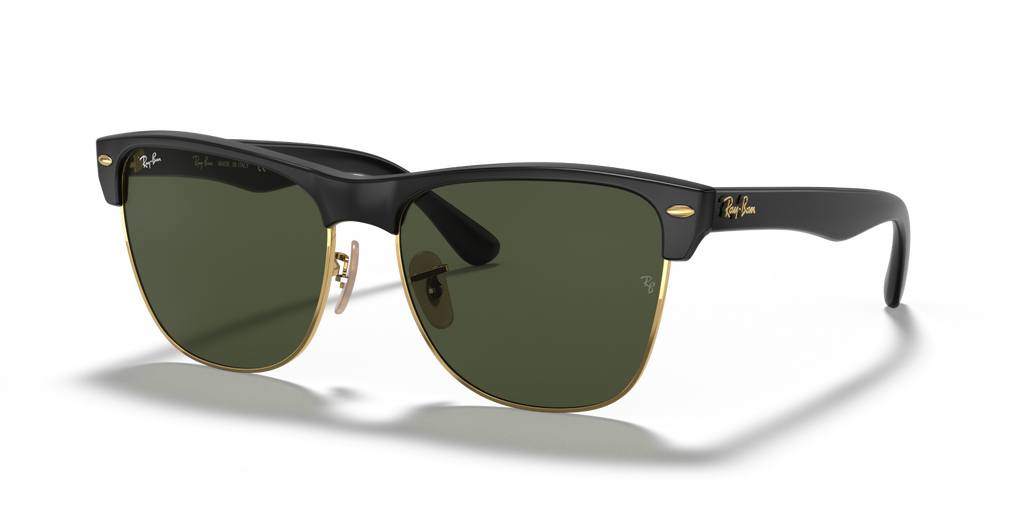 Ray-Ban CLUBMASTER OVERSIZED RB4175 - Black On Gold / Black