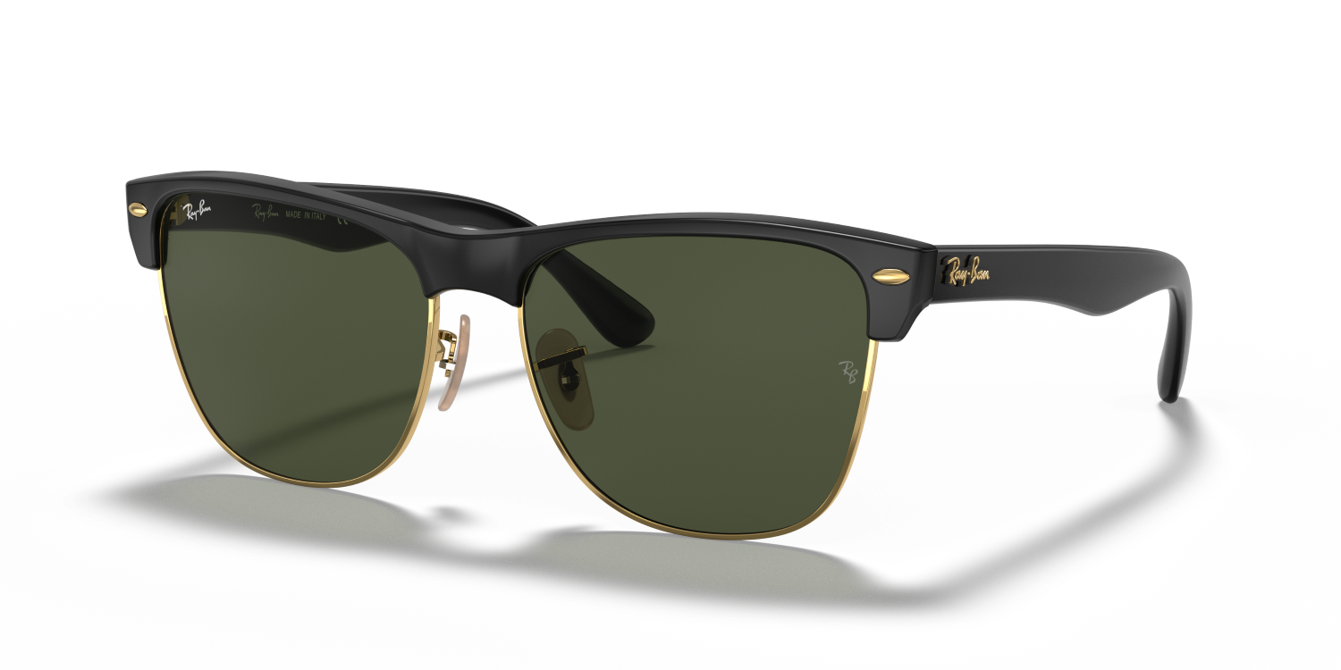 Ray-Ban CLUBMASTER OVERSIZED RB4175 - Black On Gold / Black