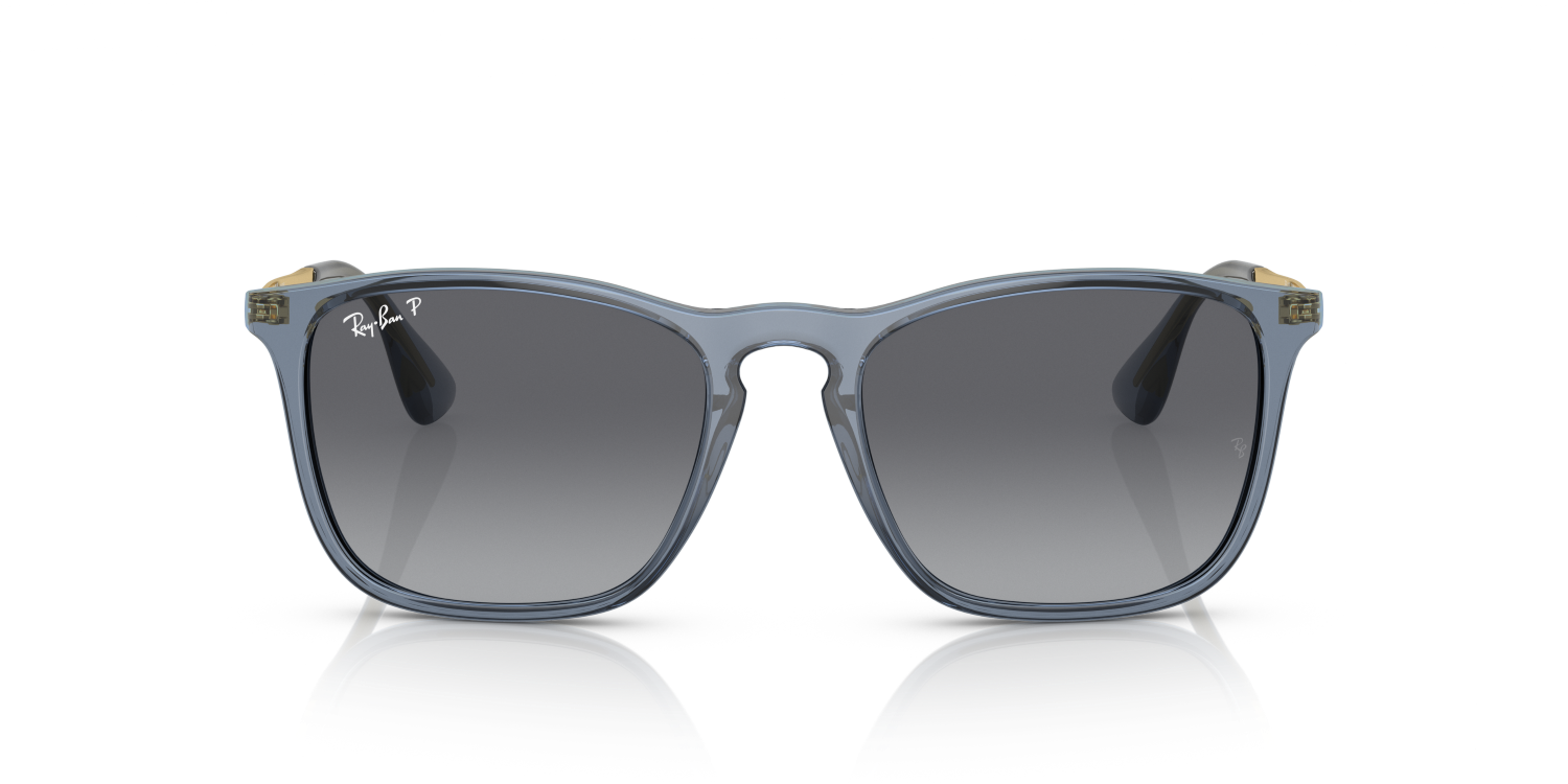 Ray-Ban CHRIS RB4187 - Transparent Blue / Blue
