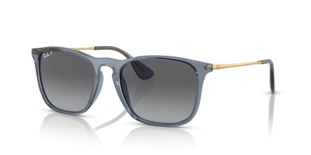 Ray-Ban CHRIS RB4187 - Transparent Blue / Blue