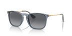 Ray-Ban CHRIS RB4187 - Transparent Blue / Blue