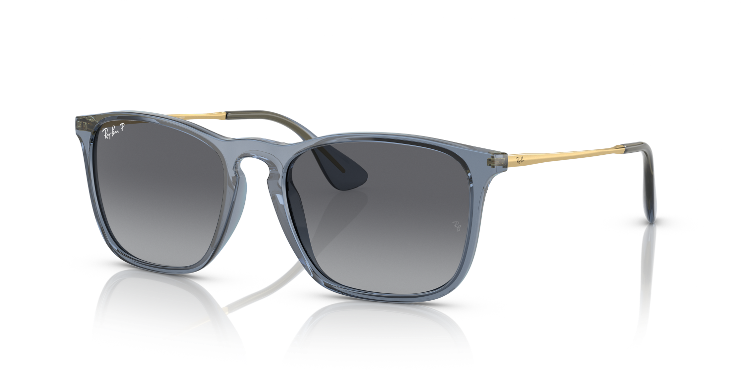 Ray-Ban CHRIS RB4187 - Transparent Blue / Blue