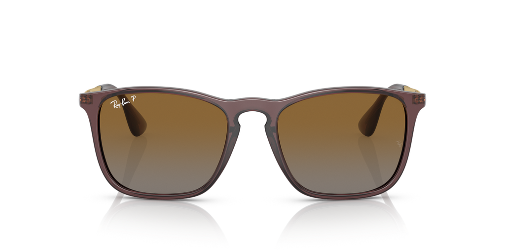 Ray-Ban CHRIS RB4187 - Transparent Brown / Brown