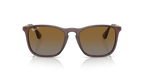Ray-Ban CHRIS RB4187 - Transparent Brown / Brown