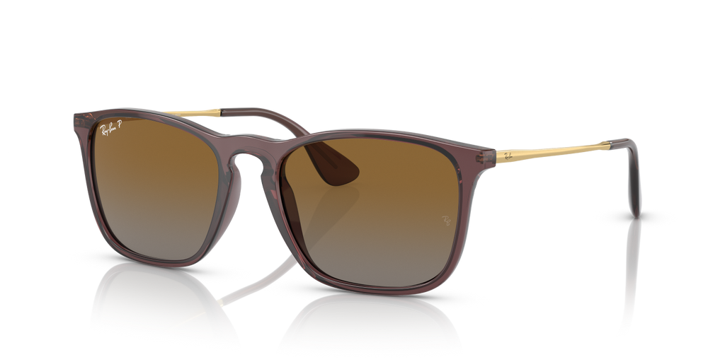 Ray-Ban CHRIS RB4187 - Transparent Brown / Brown