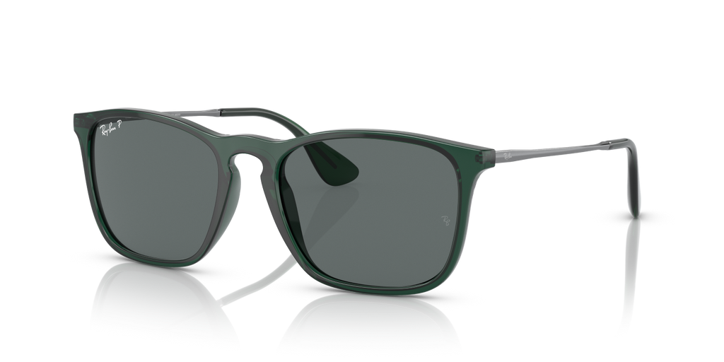 Ray-Ban CHRIS RB4187 - Transparent Green / Green