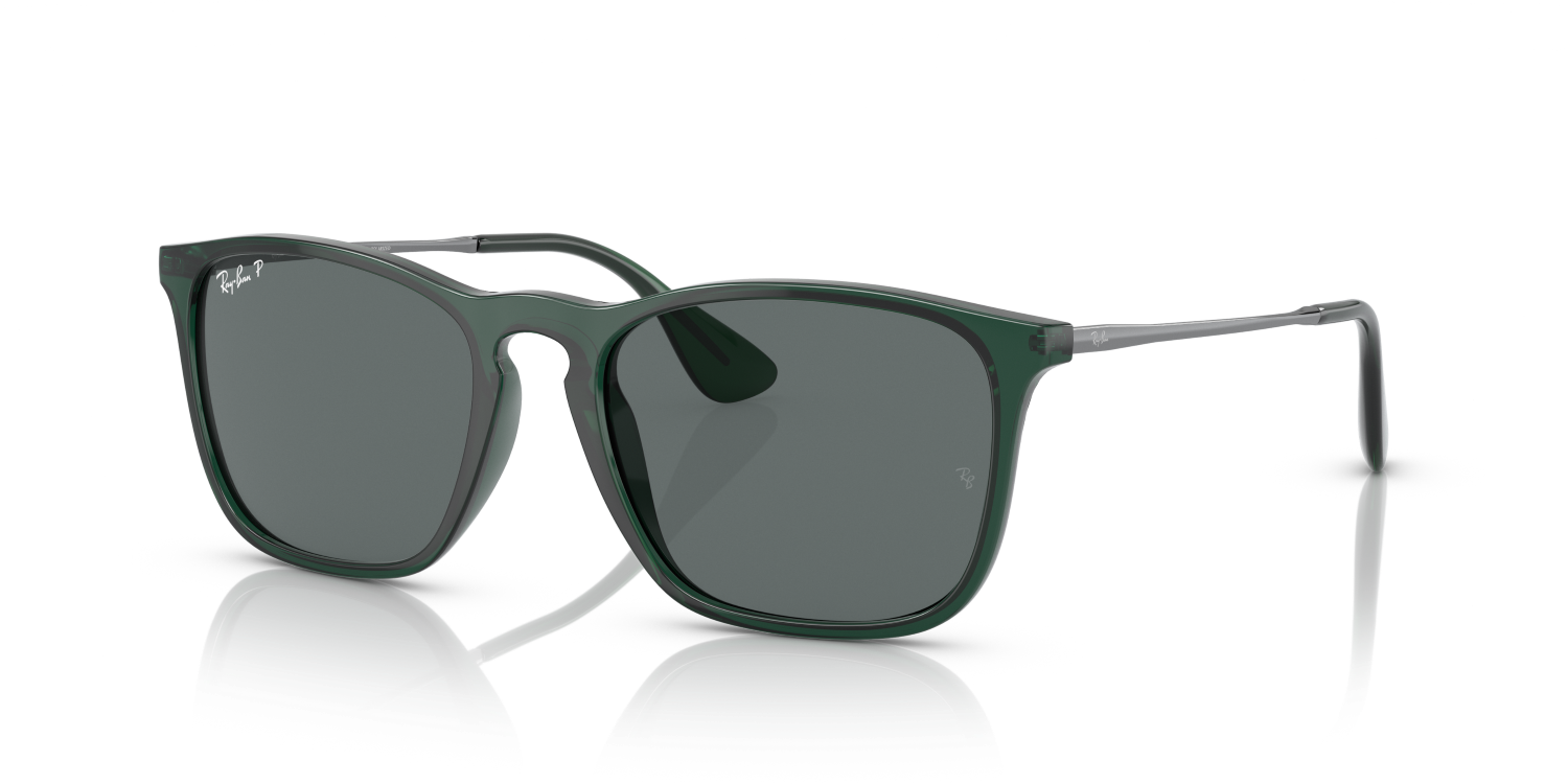 Ray-Ban CHRIS RB4187 - Transparent Green / Green