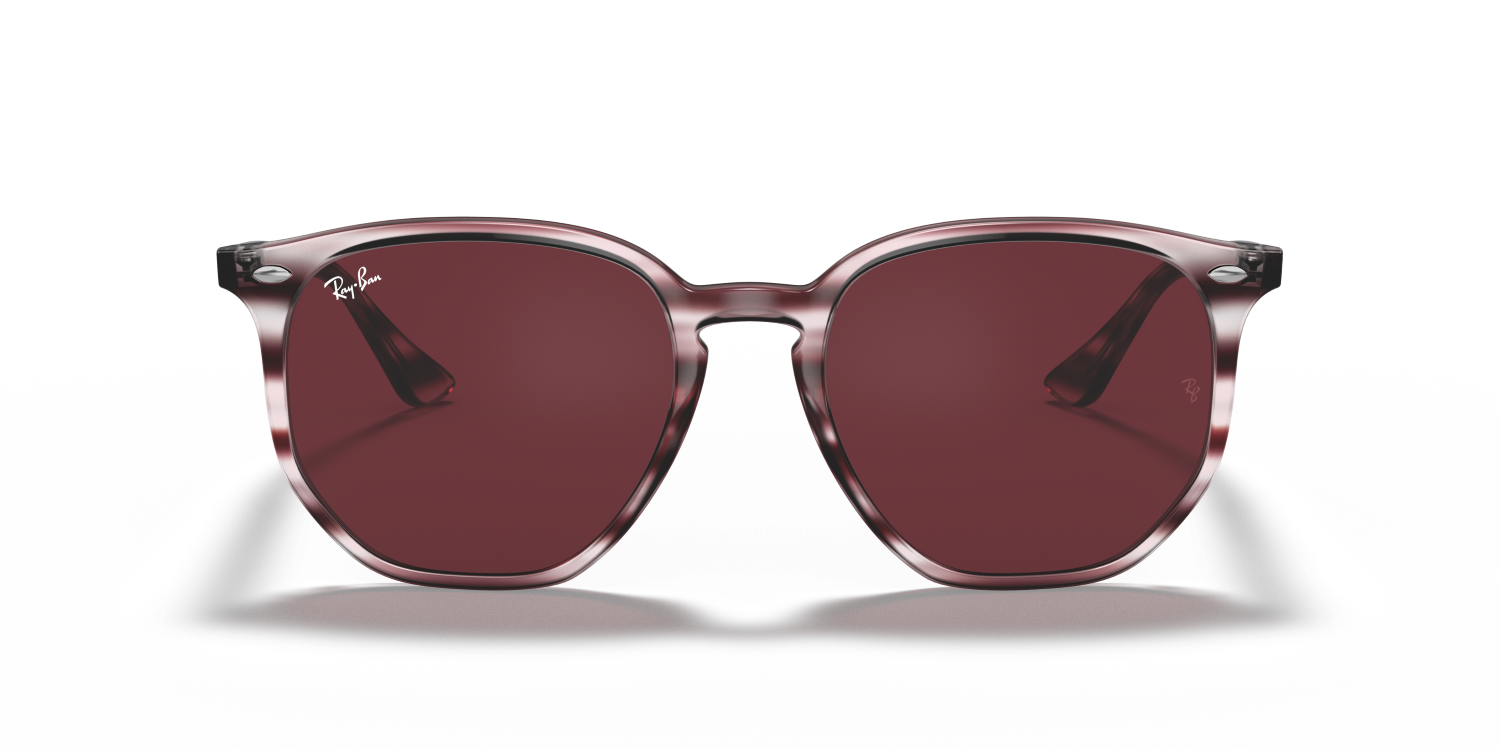 Ray-Ban RB4306 - Striped Bordeaux Havana / Red