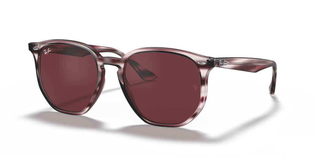 Ray-Ban RB4306 - Striped Bordeaux Havana / Red