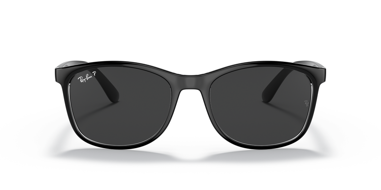 Ray-Ban RB4374 - Black On Transparent / Black