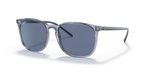 Ray-Ban RB4387 - Transparent Blue / Blue
