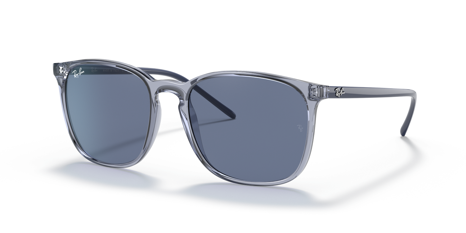 Ray-Ban RB4387 - Transparent Blue / Blue
