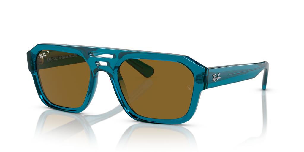 Ray-Ban CORRIGAN RB4397 - Transparent Light Blue / Blue