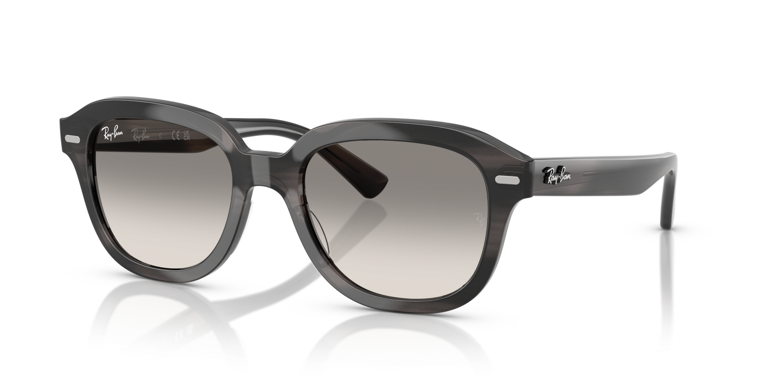 Ray-Ban ERIK RB4398 - Striped Grey / Grey