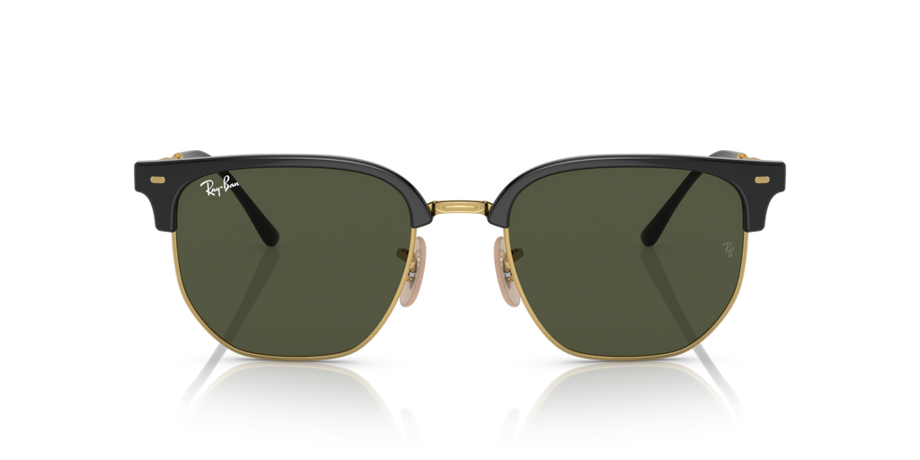 Ray-Ban NEW CLUBMASTER RB4416 - Black On Gold / Black