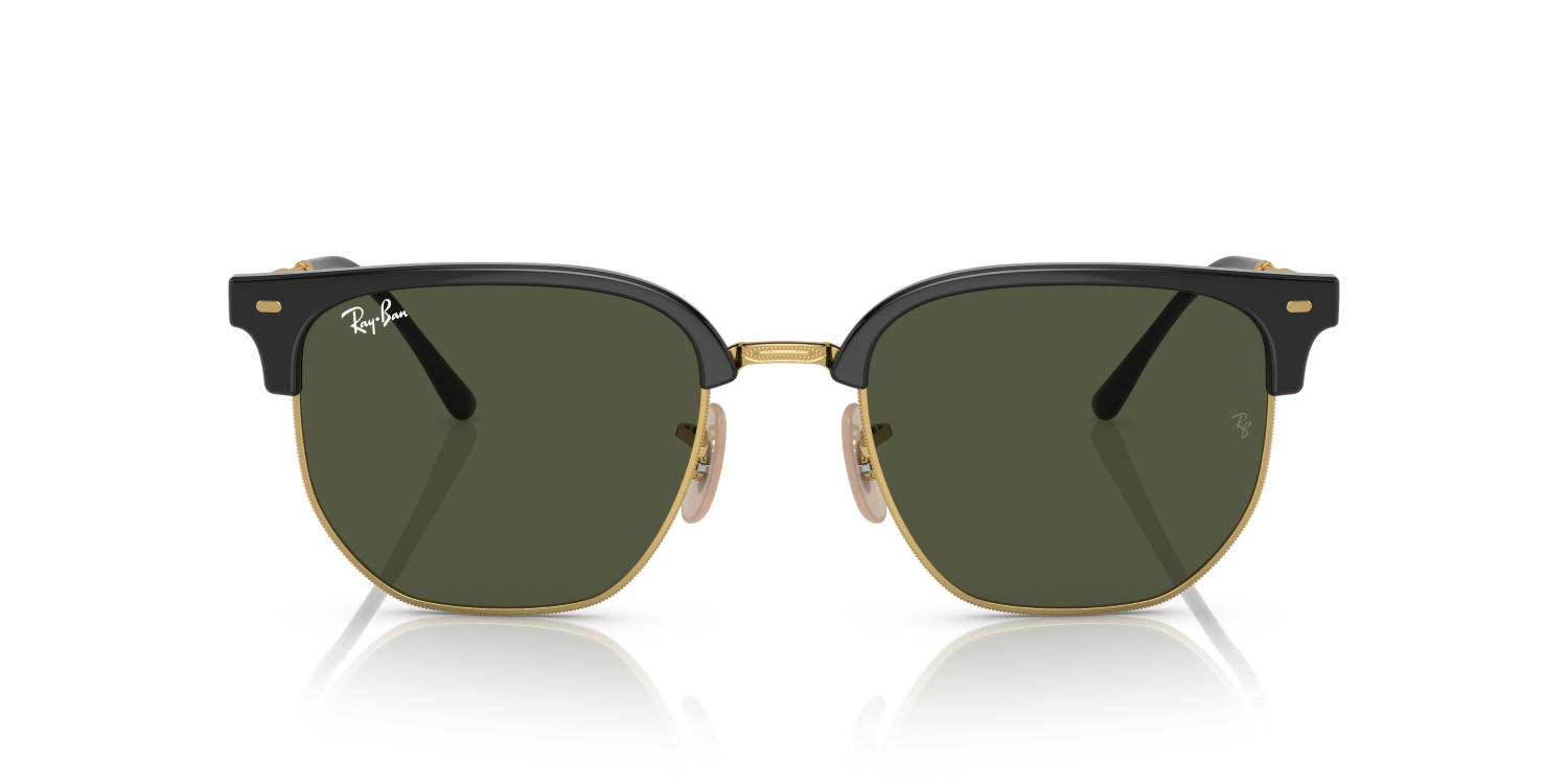 Ray-Ban NEW CLUBMASTER RB4416 - Black On Gold / Black