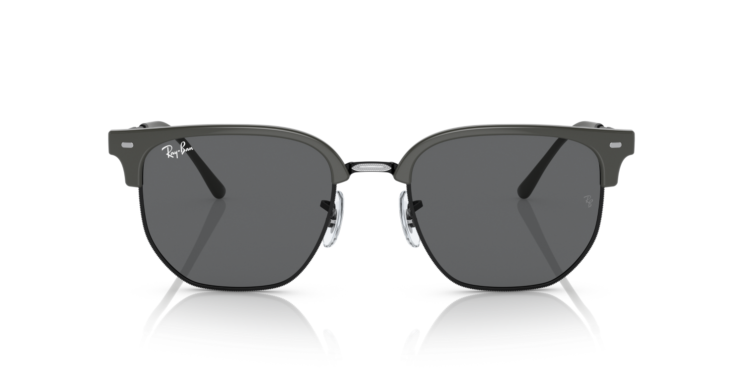 Ray-Ban NEW CLUBMASTER RB4416 - Grey On Black / Grey