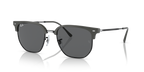 Ray-Ban NEW CLUBMASTER RB4416 - Grey On Black / Grey