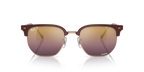 Ray-Ban NEW CLUBMASTER RB4416 - Bordeaux On Rose Gold / Red