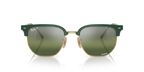 Ray-Ban NEW CLUBMASTER RB4416 - Green On Gold / Green