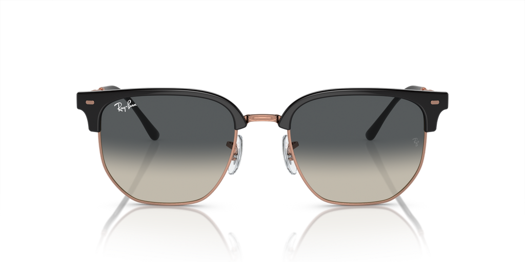 Ray-Ban NEW CLUBMASTER RB4416 - Dark Grey On Rose Gold / Grey