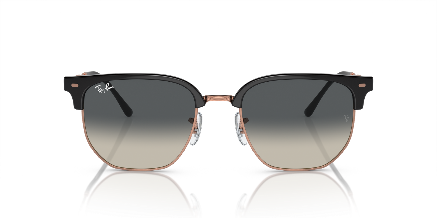 Ray-Ban NEW CLUBMASTER RB4416 - Dark Grey On Rose Gold / Grey