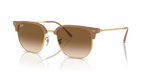 Ray-Ban NEW CLUBMASTER RB4416 - Beige On Gold / Beige