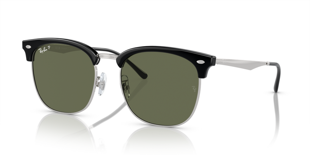 Ray-Ban RB4418D - Black On Silver / Black