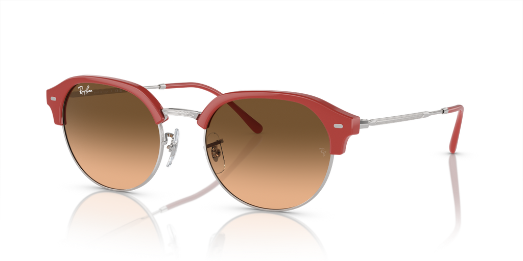 Ray-Ban RB4429 - Red On Silver / Red