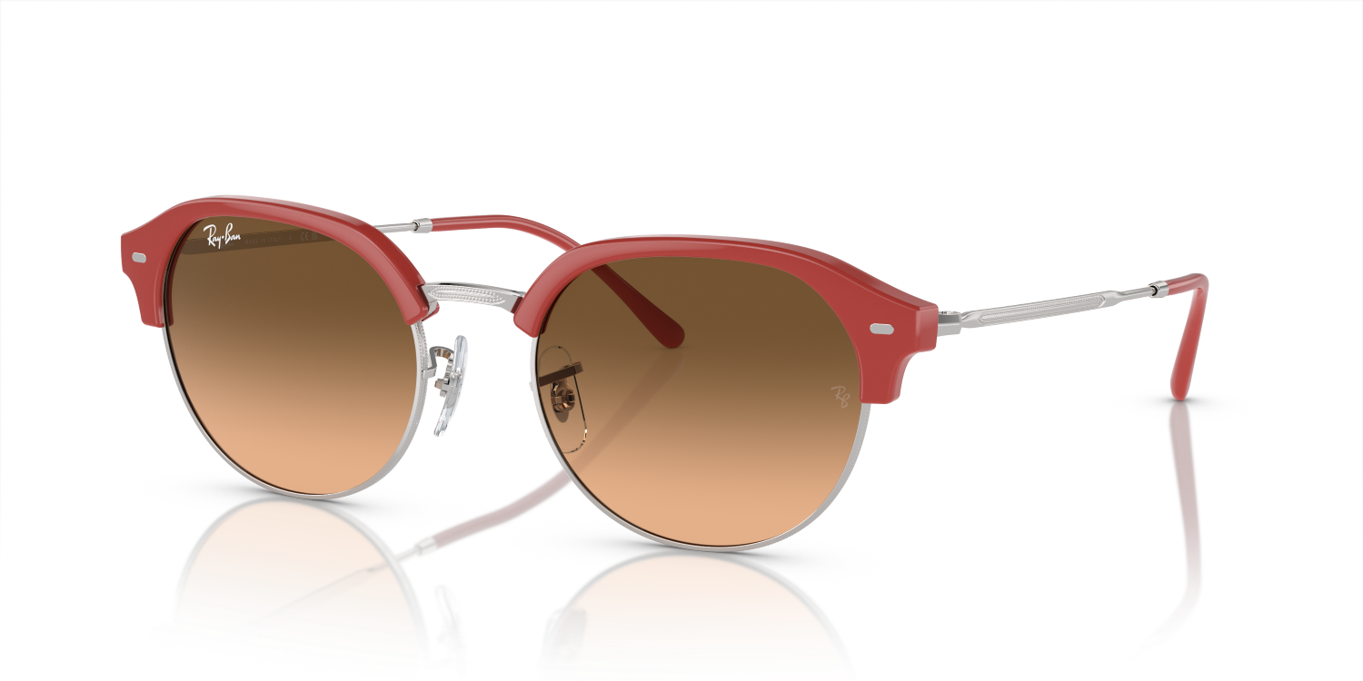 Ray-Ban RB4429 - Red On Silver / Red