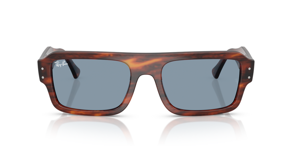 Ray-Ban FLACKO RB4454 - Striped Havana / Brown