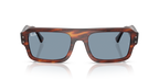 Ray-Ban FLACKO RB4454 - Striped Havana / Brown