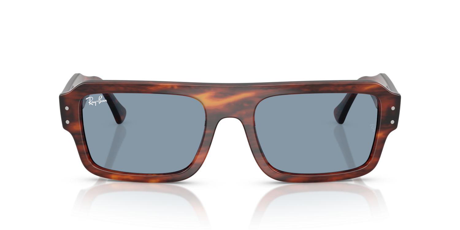 Ray-Ban FLACKO RB4454 - Striped Havana / Brown