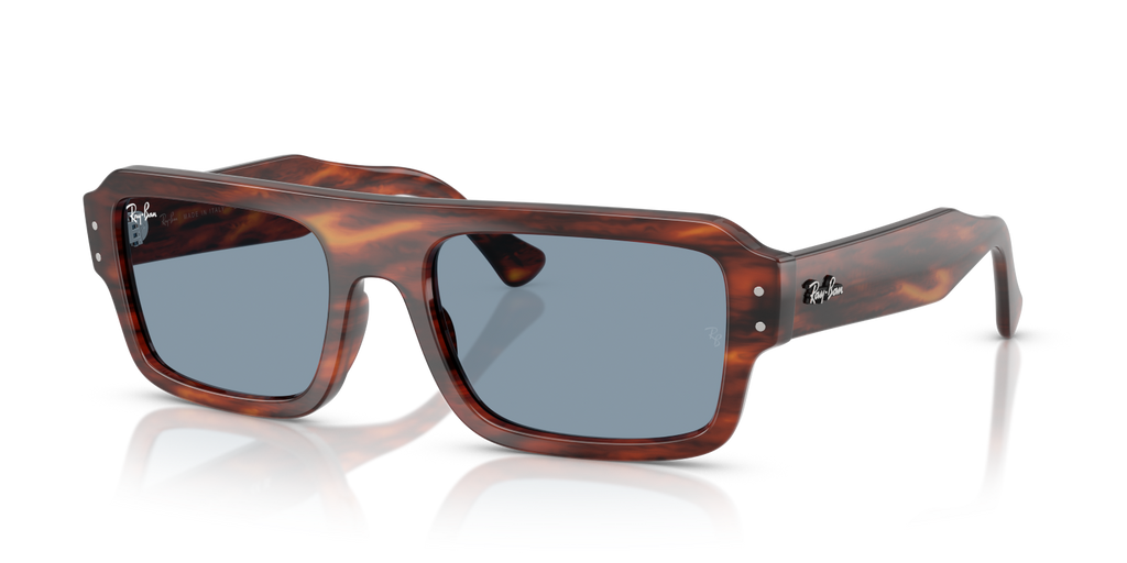 Ray-Ban FLACKO RB4454 - Striped Havana / Brown