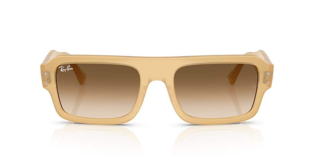 Ray-Ban FLACKO RB4454 - Transparent Beige / Brown