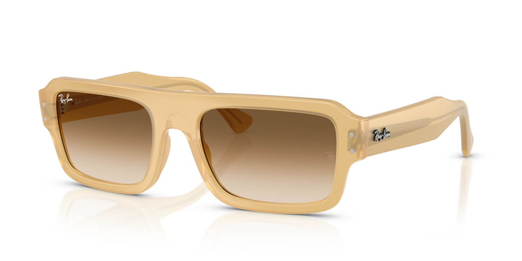 Ray-Ban FLACKO RB4454 - Transparent Beige / Brown