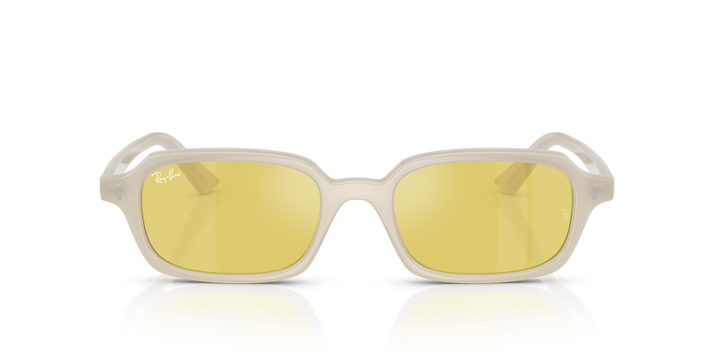 Ray-Ban ZURI RB4455 - Cloudy Warm White / White