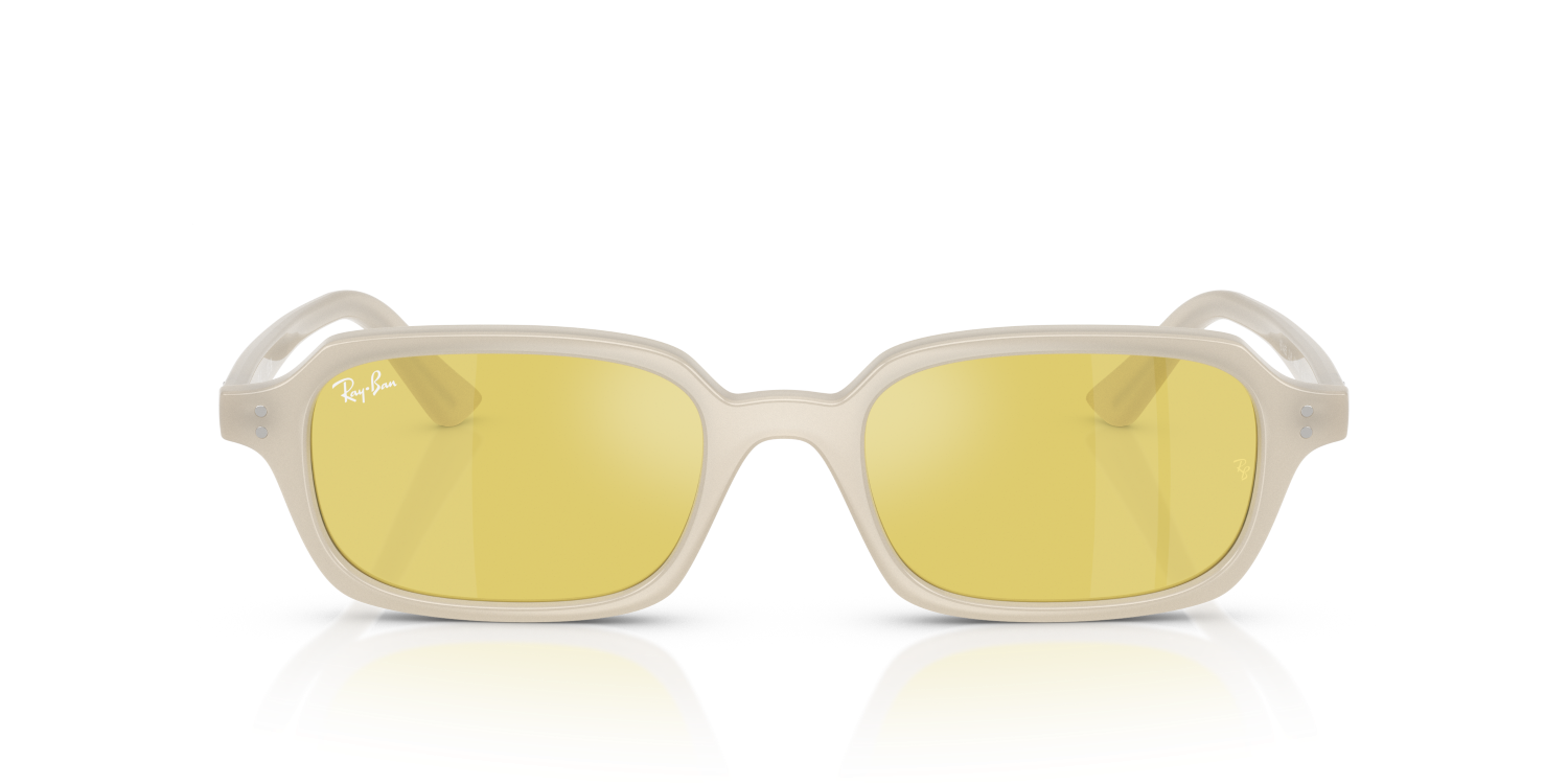 Ray-Ban ZURI RB4455 - Cloudy Warm White / White