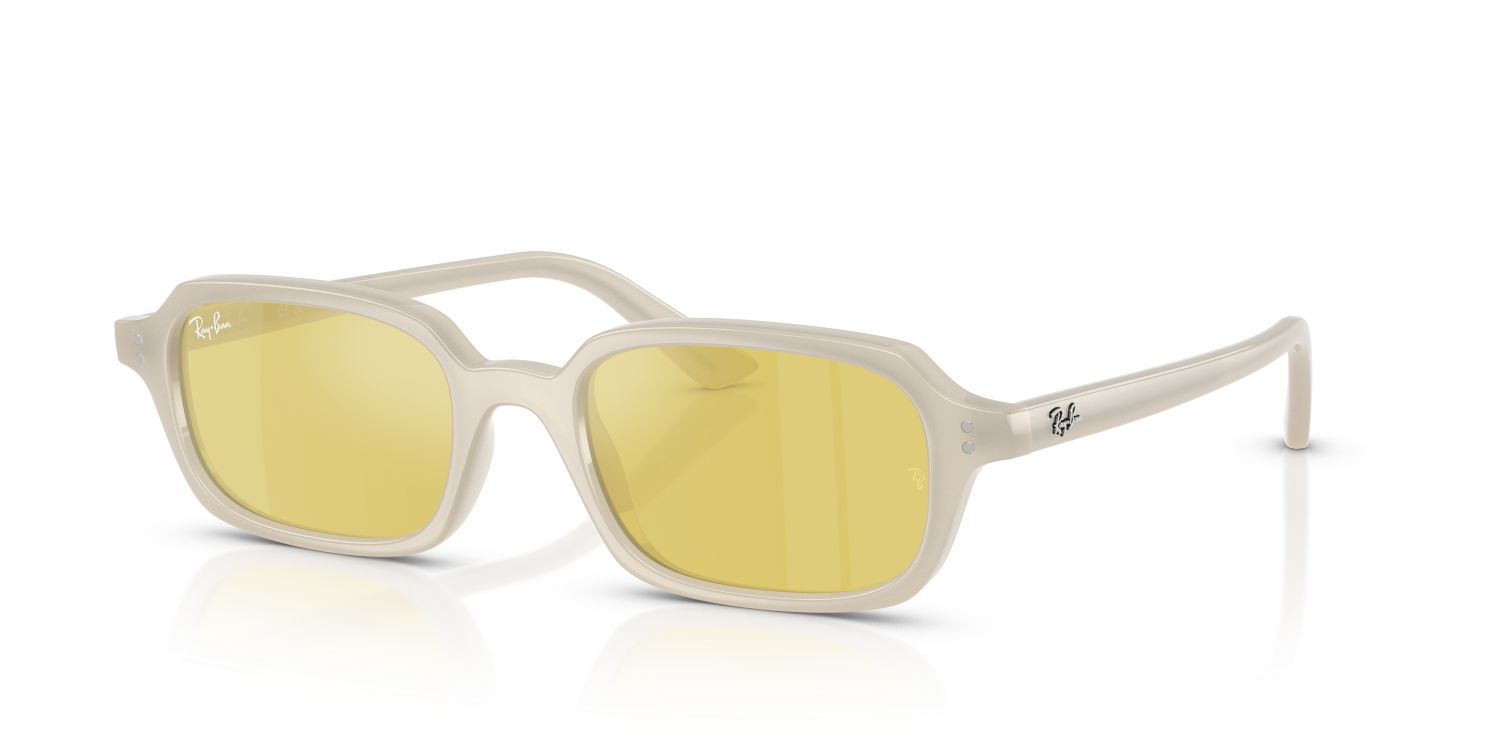 Ray-Ban ZURI RB4455 - Cloudy Warm White / White
