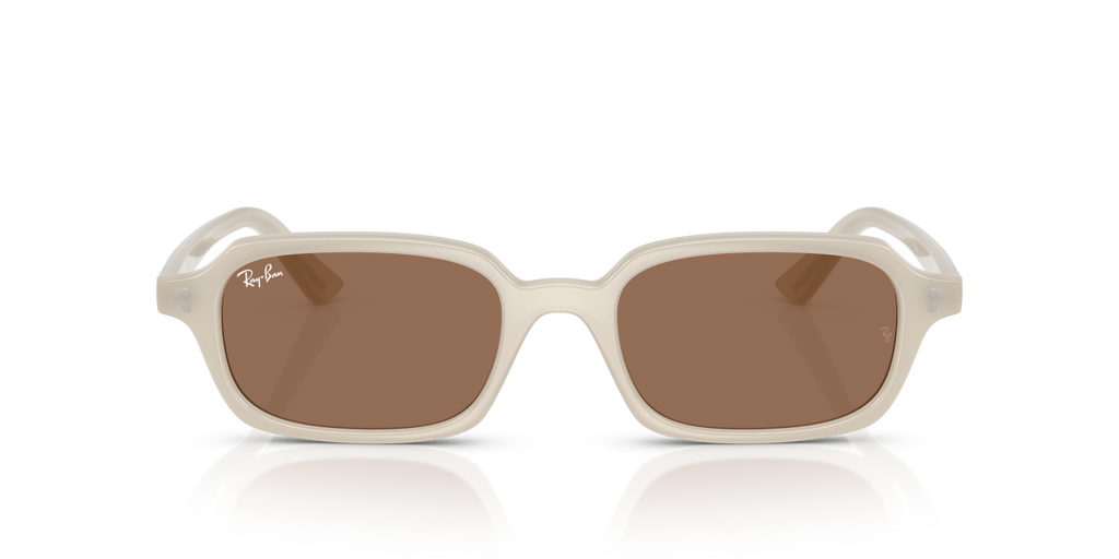 Ray-Ban ZURI RB4455 - Cloudy Warm White / White