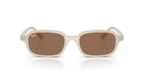Ray-Ban ZURI RB4455 - Cloudy Warm White / White
